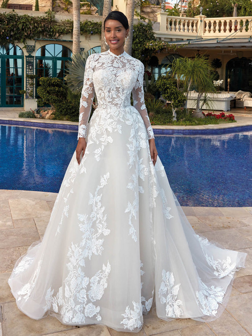 wedding dress with sleeves